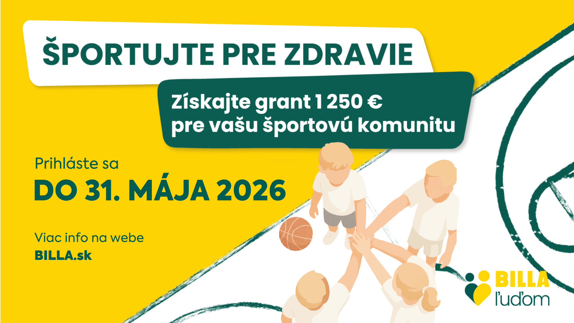 Získajte grant pre vašu športovú komunitu